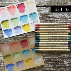 Ranger Tim Holtz Distress Watercolor Pencils 12 pc Kit 6