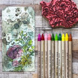 Ranger Tim Holtz Distress Watercolor Pencils 12 pc Kit 4