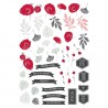 MODASCRAP DIE CUT - SPRING POPPIES 45pz