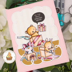 Mama Elephant SURPRISE BOXES Clear Stamp