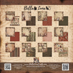 Bellaluna Crafts Redhood Paper Pad 20x20cm