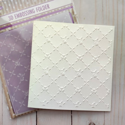 Nellie's Choice 3D Embossing Folder Bunny's and Clovers