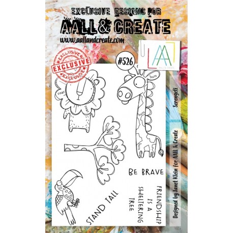 AALL & Create Stamp Set A6 526 Serengeti