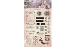 StudioLight Victorian Dreams Clear Stamp ATC Embellishments