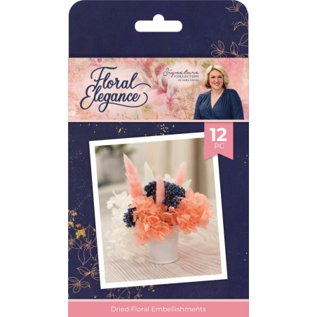 Sara Signature Floral Elegance Embellishments Dried Florals