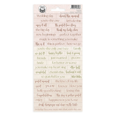 Piatek Sticker Sheet LOVE AND LACE 01
