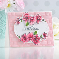Spellbinders Woven 3D Embossing Folder