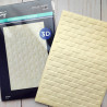 Spellbinders Woven 3D Embossing Folder
