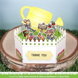 LAWN FAWN Veggie Happy Clear Stamp