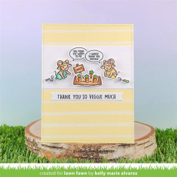 LAWN FAWN Veggie Happy Clear Stamp