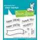LAWN FAWN Carrot 'bout You Banner Add-On Clear Stamp
