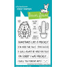 LAWN FAWN Sometimes Life is Prickly Clear Stamp