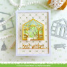 LAWN FAWN Best Wishes Line Border Cuts