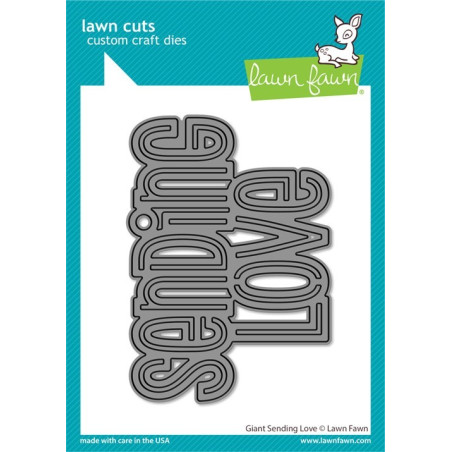 LAWN FAWN Giant Sending Love Cuts