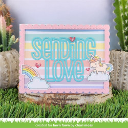 LAWN FAWN Giant Sending Love Cuts