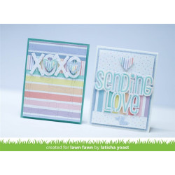 LAWN FAWN Giant Sending Love Cuts