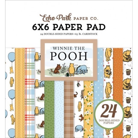 Echo Park Winnie The Pooh Paper Pad 15x15cm