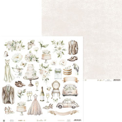 Piatek LOVE AND LACE Paper Pad 30x30cm