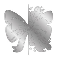 Crafter's Companion Half Create-a-Card Dies Bonny Bow