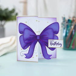 Crafter's Companion Half Create-a-Card Dies Bonny Bow
