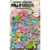 Aall & Create Ephemera Die-cuts Snails & Shrooms 57 107pz