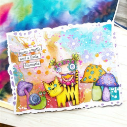 Aall & Create Ephemera Die-cuts Snails & Shrooms 57 107pz
