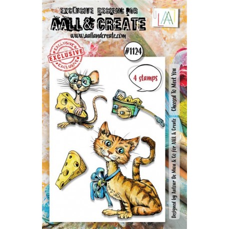 AALL & Create Stamp Set A7 1124 Cheesed To Meet You