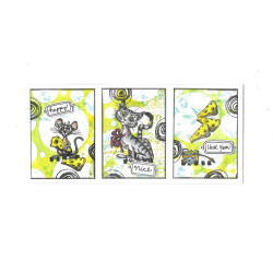 AALL & Create Stamp Set A7 1124 Cheesed To Meet You