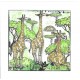 AALL & Create Stamp Set A7 1128 Giraffe's Paradise