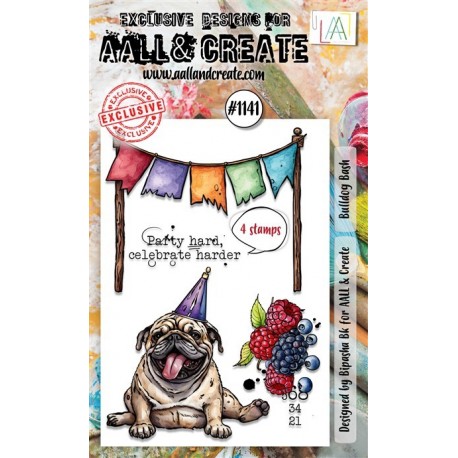 AALL & Create Stamp Set A6 1141 Bulldog Bash