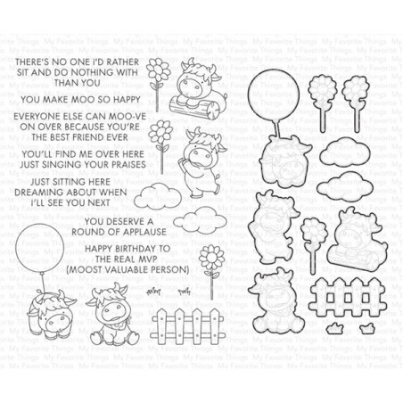 My Favorite Things You Make Moo So Happy STAMP & DIE DUO