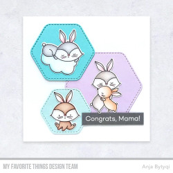 My Favorite Things Happiness Comes in Very Small Packages Clear Stamps