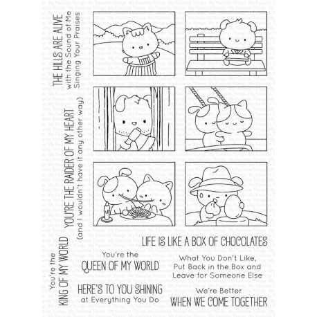 My Favorite Things Big Screen Scenes Clear Stamps