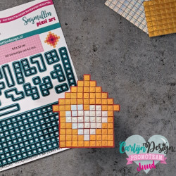 Carlijn Design Dies Graph Paper 5 mm Pixel Art