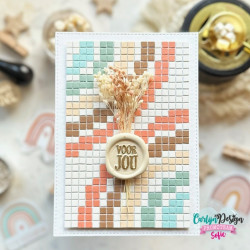 Carlijn Design Dies Graph Paper 5 mm Pixel Art