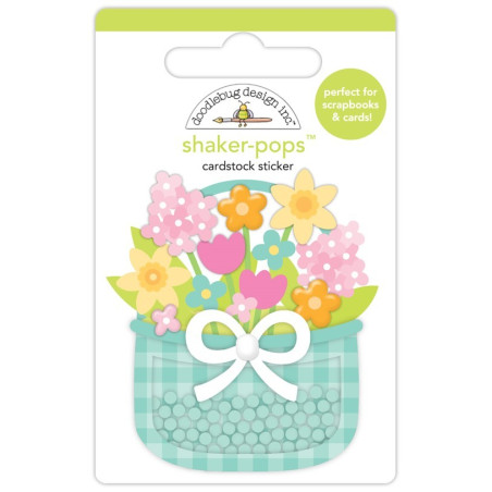 Doodlebug Design Blooming Basket Shaker-Pops