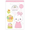Doodlebug Design Honey Bunny Doodle-Pops 3D Stickers
