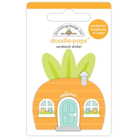 Doodlebug Design Carrot Top Doodle-Pops 3D Stickers