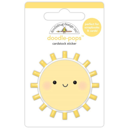 Doodlebug Design Hello Sunshine! Doodle-Pops 3D Stickers
