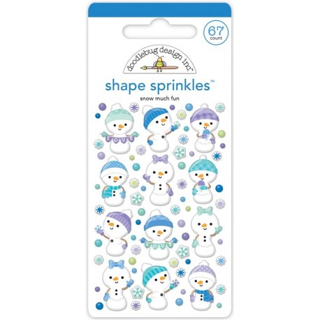 Doodlebug Design Snow Much Fun Shape Sprinkles