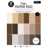 StudioLight Essentials A5 Pattern Paper Pad Shades Of Brown