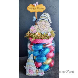 Nellie's Choice Clearstamp Easter Gnome