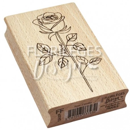 Florileges Timbro montato ROSE D'AMOUR