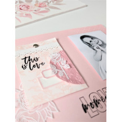 Florileges Timbro montato ROSE D'AMOUR