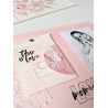 Florileges Timbro montato ROSE D'AMOUR