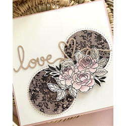 Florileges Timbro montato BULLE DE DENTELLE