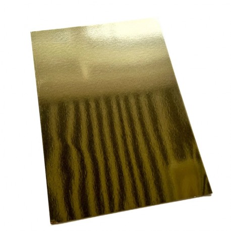 Paper Favourites Polished Gold A4 Mirror Card Glossy 250gsm 5fg