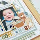 Echo Park Special Delivery Baby Boy Element Sticker 30x30cm