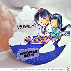 Fustelle Cut-Mi 88508-CML-B Aladdin & Jasmine