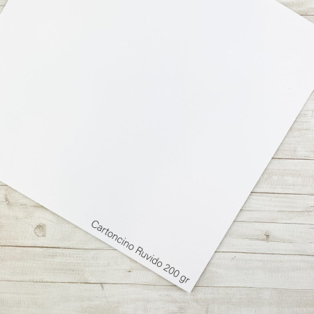 Foglio Cartoncino Ruvido 200 gr Tommy Design 30,5 x 31,5 cm